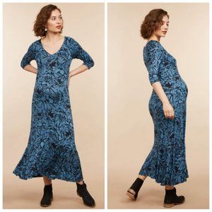 Mimi Maternity Cascade Floral Maternity Dress
